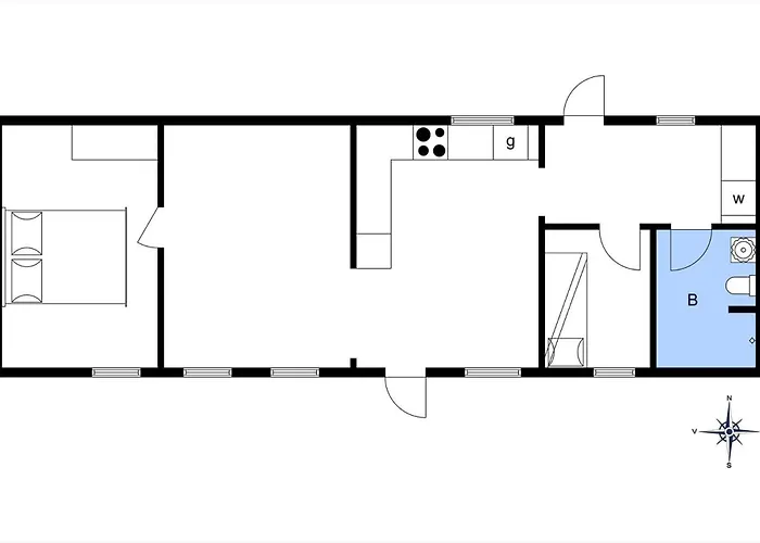 4024-stege-rabylille-strandvej-14 펜션 *